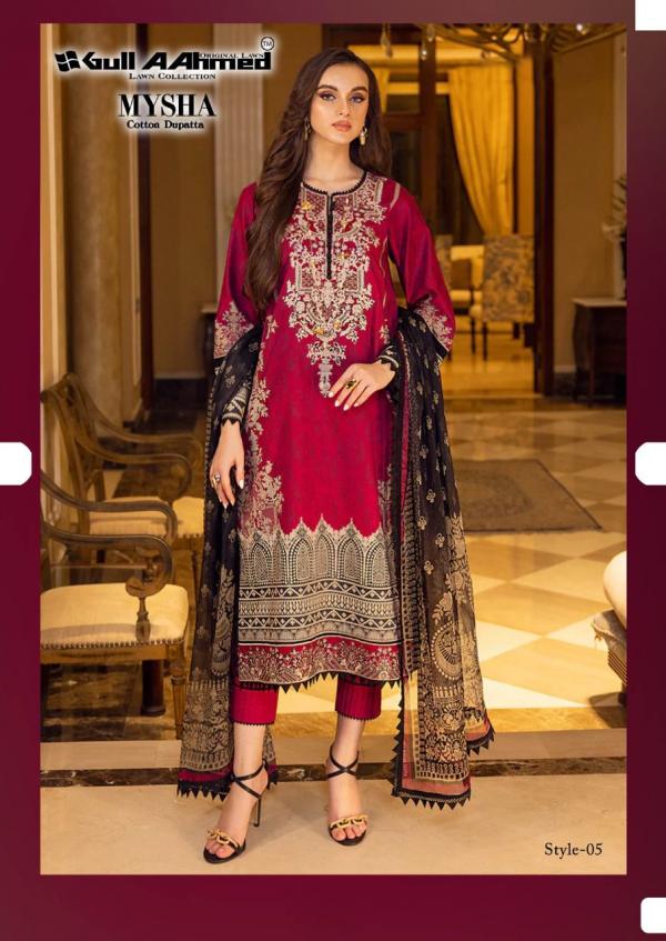 Gulahmed Mysha Vol-1 Lawn Cotton Designer Exclusive Dress Material